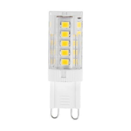 

Xewsqmlo 2pc G9 LED Bulb 5W Mini Corn Bulb Home Energy Saving Spotlight (Warm White)