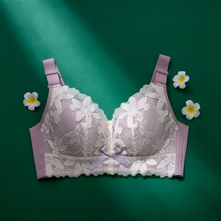 

Lingerie for women valentines day gifts naughty womens lingerie push up corset Women s Sexy Bra Ultra-thin Cup No Steel RingUnderwear Gathered Sleep Bra