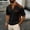 Black, variant on Men’s Waffle Henley Shirts, Long Sleeve Button Tops V-Neck Sports Casual Basic T-Shirts Lightweight Knit Pullover Navy M