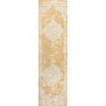 thumbnail image 5 of JONATHAN Y MODERN PERSIAN 2 x 8 Runner Rug, Alhambra Ornate Medallion - Yellow/Cream, MDP400G-28, 5 of 8