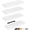 White, variant on Floating Shelves for Wall, Maple Wood Wall Shelf Set of 4, 16" Wall Mounted Floating Shelf for Kitchen, Living Room, Bedroom, Bathroom Storage, Book Shelfs for Home Decor Frame Display