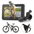thumbnail image 2 of 1080P Bike Bicycle Mirror,Bicycle Rear View Camera 4.3In Screen Night Vision Handlebar Camera for Bicycle Mountain Bike,1 * Monitor 1 * Camera 1 * USB Cable 1 * Mount set,Black, 2 of 8