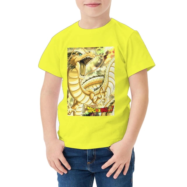 Camiseta Algodón de DBZ para niños