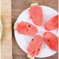 thumbnail image 2 of Rebanador de sandía y molde for paletas de acero inoxidable, cortador manual de frutas con mango verde for refrigerios y fiestas de verano, 2 of 6