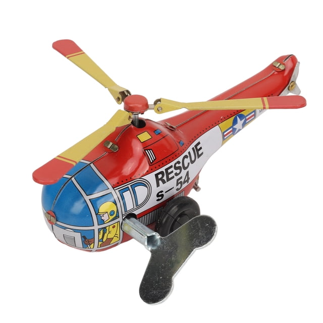 Juguete de Avión de Relojería de Bobinado, Juguete de Relojería en Helicópero fácil de Usar para USAR para Adultos para adultos