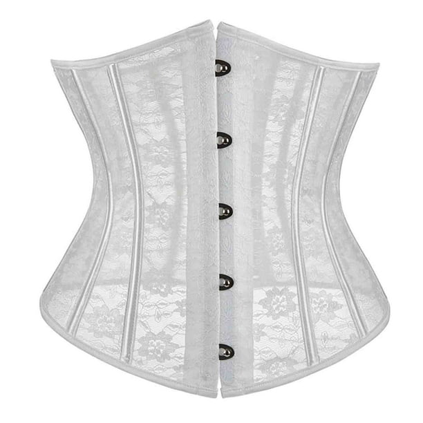 Faja reductora de cintura para mujer, con estampado de girasoles, estilo vintage, con tirantes tipo corsé, sin mangas