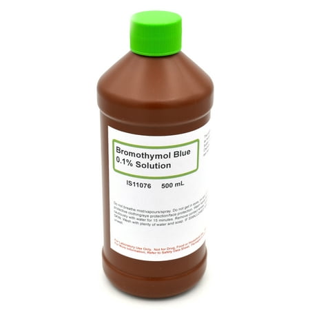 0.1% Aqueous Bromothymol Blue, 500mL - The Curated Chemical Collection