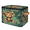 Multicolor 1, variant on ADECORIVY Monkey Storage Bin with Lid, Fabric Foldable Shelf Baskets Boxes, Jungle Forest Wild Animal Closet Lidded Storage Bins, Clothes Organizer Container with Handles for Bedroom Home