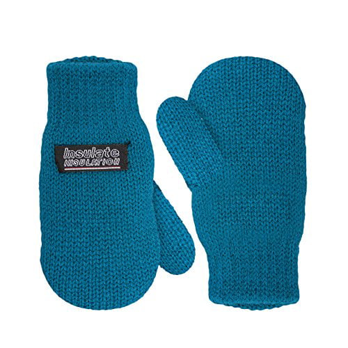 Sanremo Fashions Boys Knitted Fleece Lined Mittens