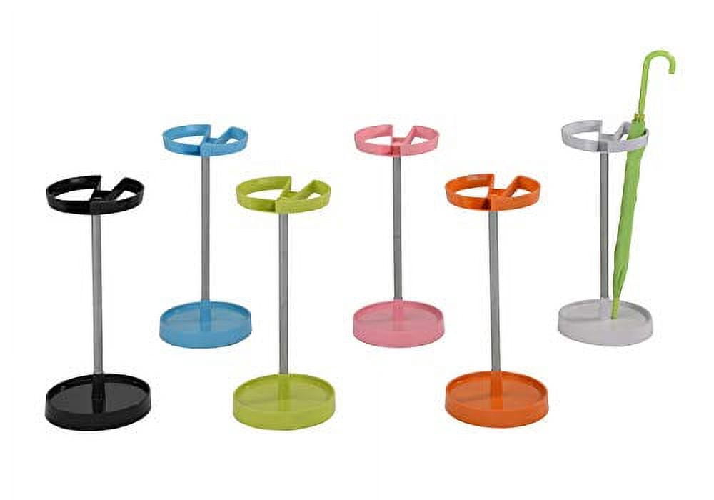 Kings Brand Furniture Bromna Umbrella Stand Rack – Free-Standing Orange Holder for Entryway & Home Organization