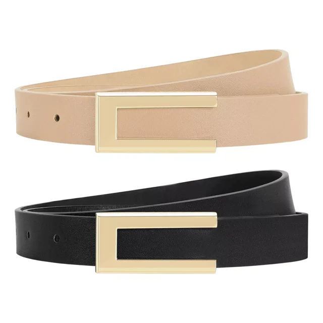 2pcs Cinturón Dama Elegante Mujer Accesorios Joven Y De Moda