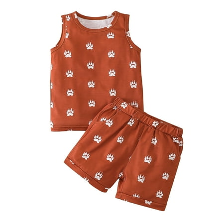 

PEASKJP -And-Toddler-Bodysuits Brown 5-6 Years