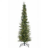Sterling  6.5 ft. Natural Cut Narrow Lincoln Pine Christmas Tree with 200 LED Lights - Green