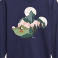thumbnail image 3 of Disney - Mickey Head Nature Fill - Toddler & Youth Long Sleeve Graphic T-Shirt, 3 of 5