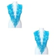 thumbnail image 1 of maskred Sturdy And Durable Lace Applique With 3D Beads And Rhinestones With Materials Are Sturdy And Durable Multiple Colors light blue A 2Set, 1 of 6