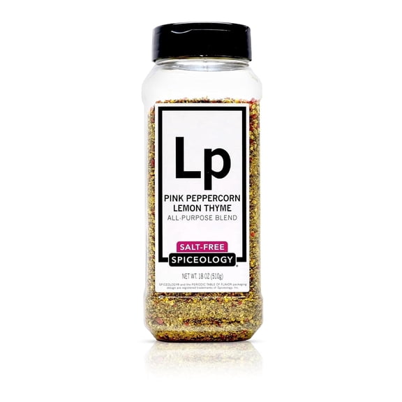 Spiceology Pink Peppercorn Lemon Thyme Salt-Free Seasoning, 18 oz