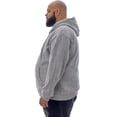 thumbnail image 4 of JC DISTRO USA-made Men's Big & Tall Fashion Longsleeve Zip-Up Hoodie Hgrey BIG5XL, 4 of 5