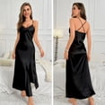 thumbnail image 2 of Juslio Women Nightgowns Lace Nightgowns for Women Comfortable Sexy Long Nightgowns, 2 of 9