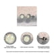 thumbnail image 3 of White Gold Plated Created Blue Purple Rose Diamond Stud Earrings Xq-ps721, 3 of 3