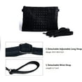 thumbnail image 3 of Womens Punk Skull Rivet Shoulder Bag PU Leather Goth Crossbody Bag with Chain Wallet Purse for Teen, 3 of 7