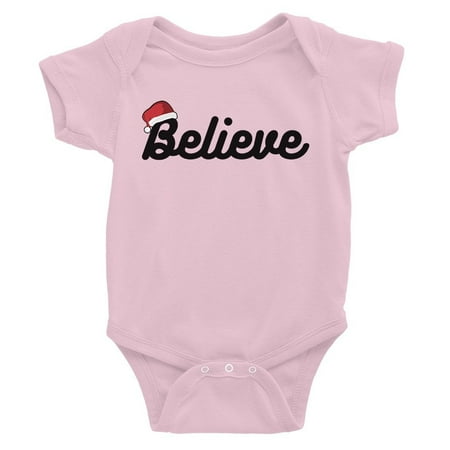 

Believe Santa Hat Baby Bodysuit Gift
