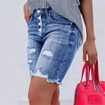 thumbnail image 5 of Seductiva Women's Casual Shorts Women's Denim Shorts Casual Fashion Shorts Hot Pants Jean Shorts for Women Womens Workout Shorts, 5 of 5
