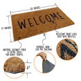 thumbnail image 2 of Felpudo de bienvenida MAINEVENT de 30 x 43 cm de grosor para puerta de entrada, 2 of 8