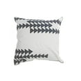 thumbnail image 1 of Polyester Broidered Flèche Coussin Blanc - Ensemble De 2, 1 of 4
