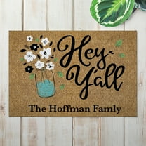 Hey Y'all Personalized Indoor/Outdoor Doormat