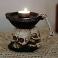 GuLuBin Candle Pillar Stand Candle Holder Skeleton Candlestick Holders