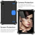 thumbnail image 6 of Allytech Case for Samsung Galaxy Tab S7 11-Inch SM-T870 T875, Silicone EVA Kids Friendly Stand Shoulder Strap Heavy Duty Shockproof Bumper Cover for Samsung Galaxy Tab S7 11-inch, Black/Blue, 6 of 7