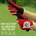 thumbnail image 6 of FINGER TEN Golf Gloves Junior Kids Youth Toddler Boys Girls  Dura Feel White Blue Red Yellow Golf Glove Extra Value 1 Pair Age 4-11 Years Old, 6 of 6