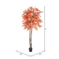 thumbnail image 2 of Vickerman 6' Artificial Orange Maple Deluxe, Black Plastic Pot, 2 of 2