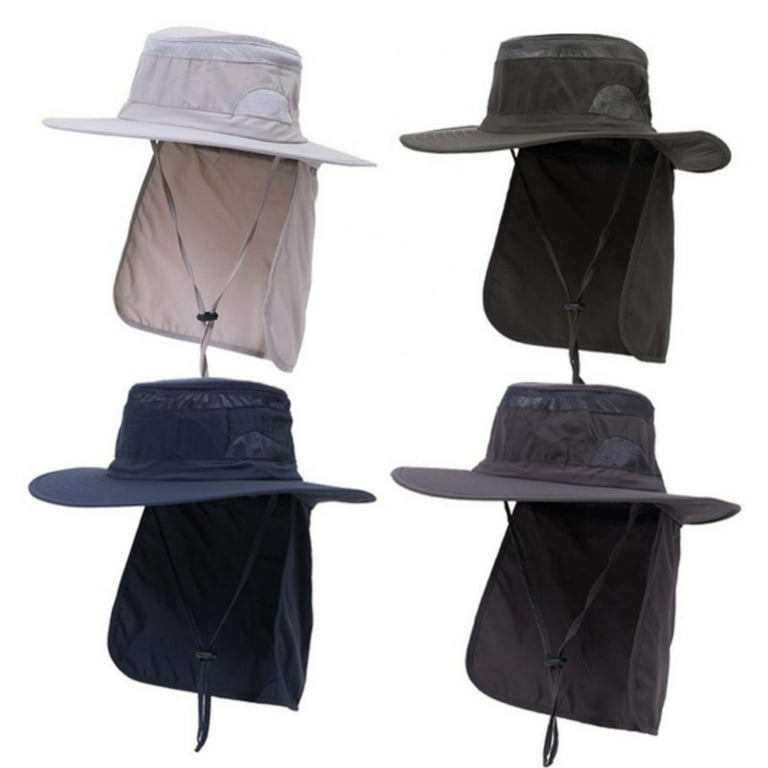 Wide Brim Sun Hat Men Women, Hiking Fishing Sun Hat, Chin Strap, Safari  Summer Hat, Outdoor Boonie, UPF 50+