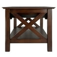 thumbnail image 4 of Winsome Wood Xola X Panel Coffee Table with Drawers, Cappuccino, 4 of 11