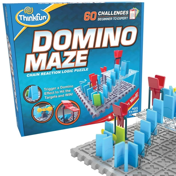 ThinkFun Domino Maze STEM Toy and Logic Game for Boys and Girls Age 8