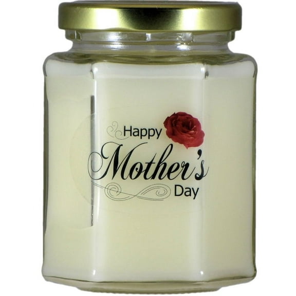 Happy Mother's Day Gardenia Candle | Gardenia Scented Soy Wax Candle | Hand Poured in the USA by Just Makes Scents Candles & Gifts (8 oz)