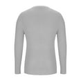 thumbnail image 3 of Dxzfnsa Men's Long Sleeve Sweater Honeycomb Waffle Pullover Sweater Crewneck Thermal Tops Lightweight Undershirts Fall Winter Outwear S-3XL, 3 of 5