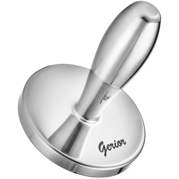 Meat Pounder Tenderizer - Solid Cast Stainless Steel Round Chicken Flattener Tool - Dishwasher Safe