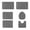 Dark Gray, variant on Qholemyo 6 Piece Whole Room Foam Bath Mat Set Non Slip Soft Toilet Rug Machine Washable Quick Dry