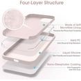 thumbnail image 3 of Liquid Silicone Case for iPhone 14 (6.1''), [Scratch-Resistant, Anti-Fingerprint, Shockproof] Protective Slim Fit Phone Case, 4-Layer Cover with Microfiber Lining, Silky-Soft Touch, Pink, 3 of 14