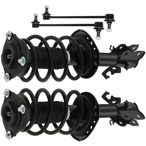 CCIYU Front Strut Spring Assembly Control Arm and Ball Joint Assembly 2014-2019 for Nissan Sentra SV Sedan 4-Door Complete Suspension Kit Fits replace for K750719, 172948