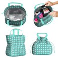 thumbnail image 2 of Esign Of Head Pug Dog Drawstring Lunch Bag Women - Drawstring Lunch Bag Insulated for Work Office - Stain-Resistant Large Lunchbags for Women with Multi-Pockets, 2 of 6