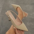 thumbnail image 2 of Women's Slingback Kitten Heel Pointed Toe Dress  Shoes, 2 of 5
