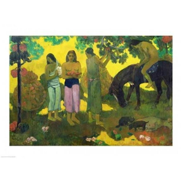 Rupe Rupe Fruit Gathering 1899 Poster Print by Paul