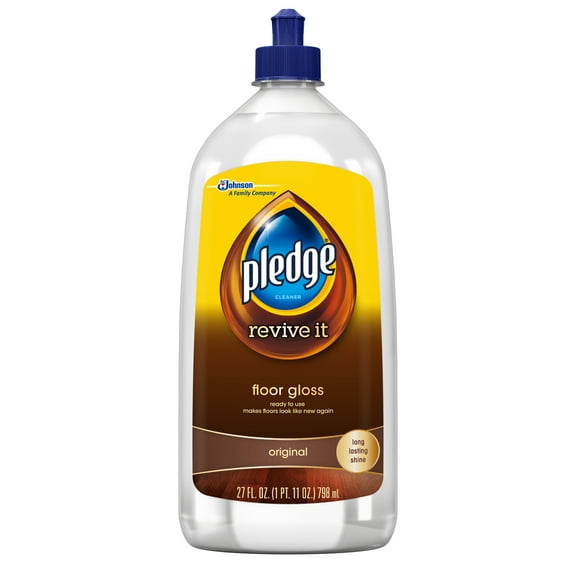 Pledge Revive It Floor Gloss - Restores and Protects Sealed Wood Floors (1 Bottle), 27 oz