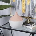thumbnail image 2 of DecMode 9"W, 10"H Stoneware Modern Vase, Pink, 1 - Piece, 2 of 7