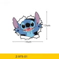 thumbnail image 4 of Nueva pegatina de dibujos animados de Lilo & Stitch de Disney para coche, calcomanías para espejo retrovisor de coche, figura de Anime para parabrisas trasero, regalos de decoración para coche, 4 of 5