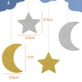 thumbnail image 2 of 4 confeti de papel y estrellas brillantes de doble cara, dorado y plateado, para mesa, para decoración de Ramadán Mubarak, bodas, cumpleaños, baby shower, 2 of 7