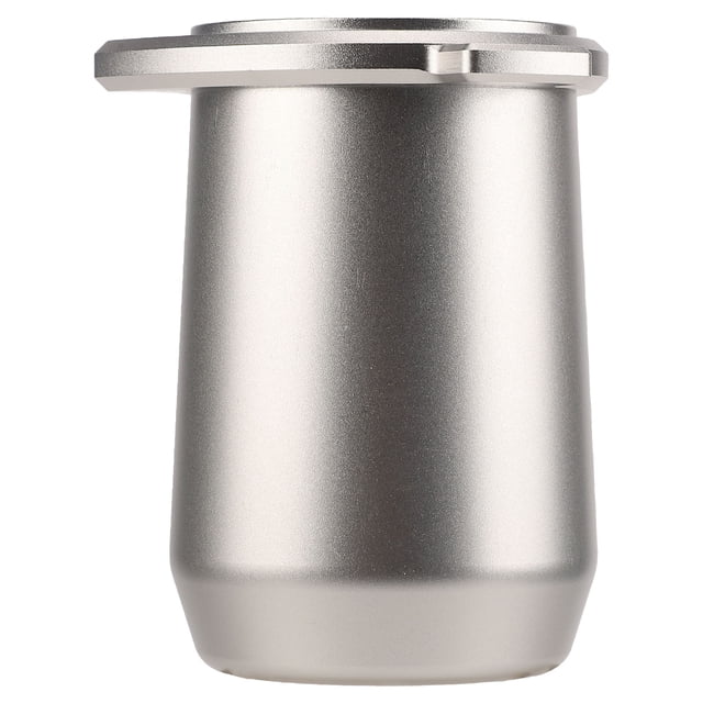 Taza de café en polvo Taza alimentadora de polvo de aleación de aluminio de 54 mm Taza dosificadora de café antivuelo compacta y liviana para Breville 8 Plata